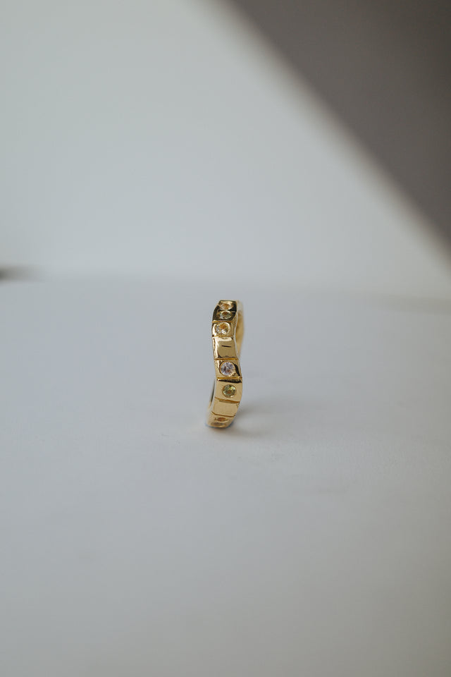 Arched Mosaic + Kaleidoscope Sapphires