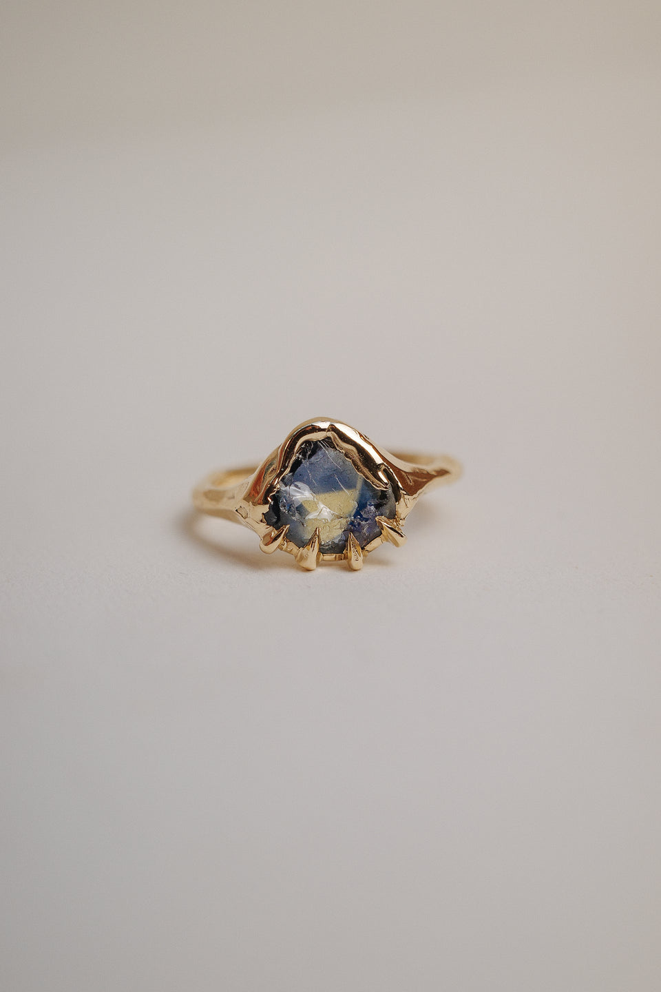 Rough Sapphire Ring