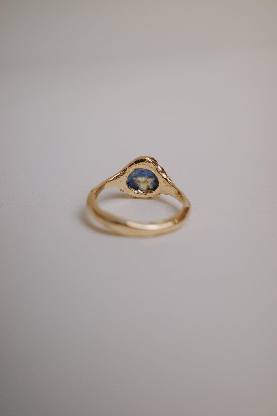 Rough Sapphire Ring