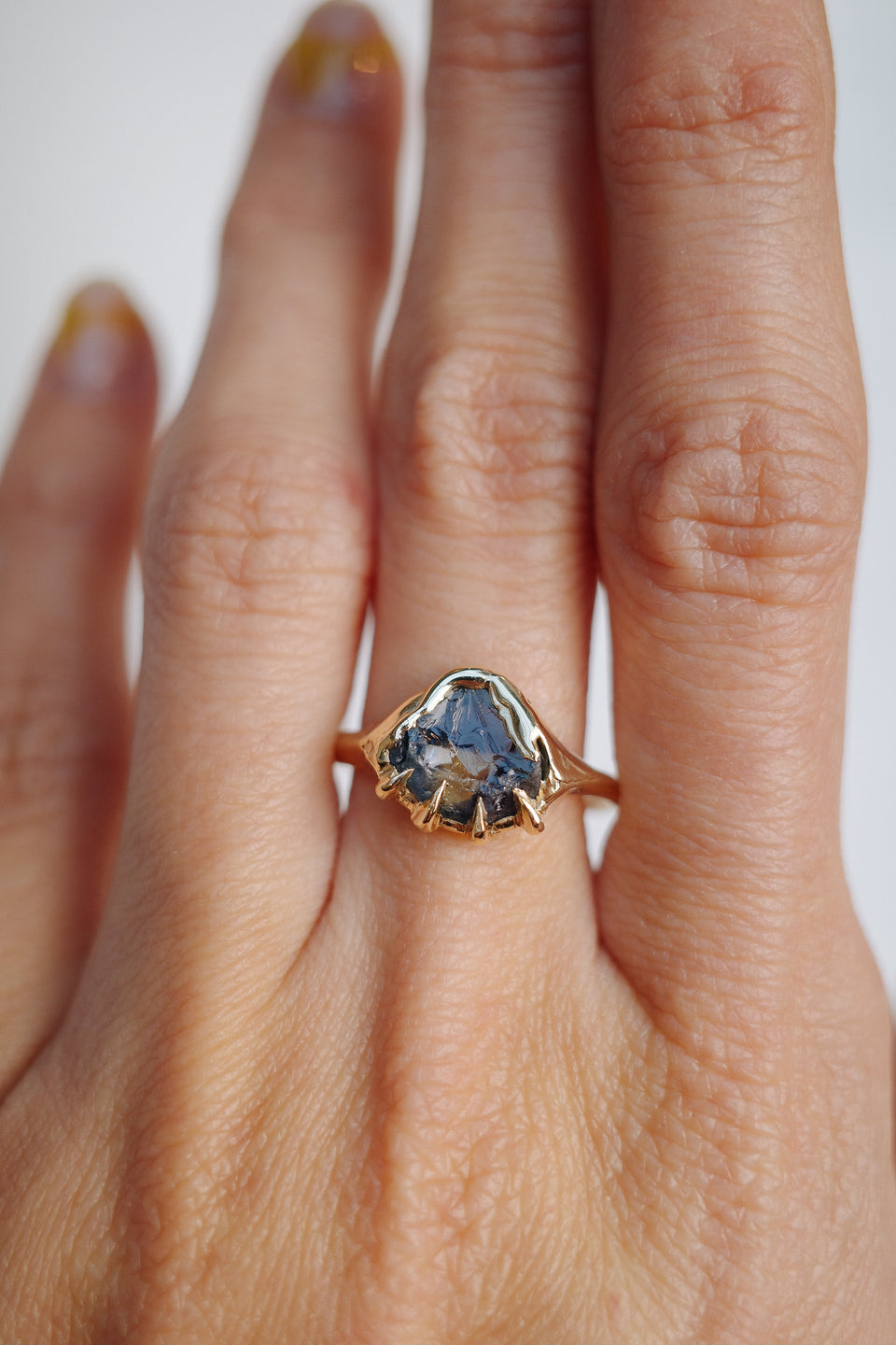 Rough Sapphire Ring