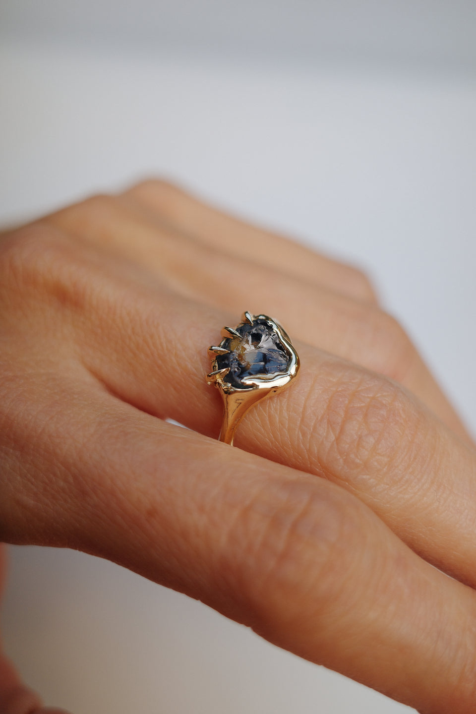 Rough Sapphire Ring