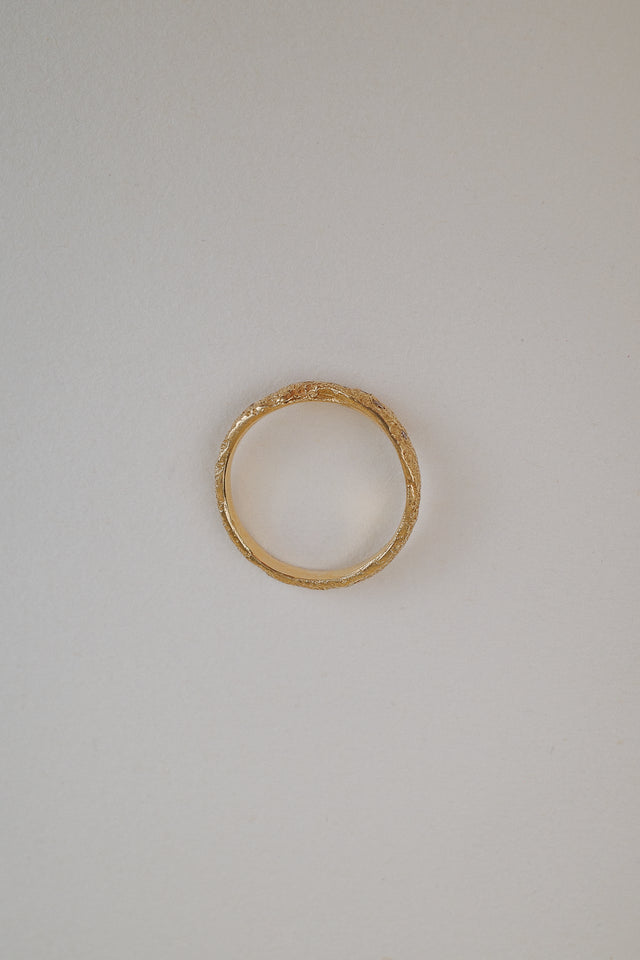 Sandstone Wrap Band with Champagne Diamonds