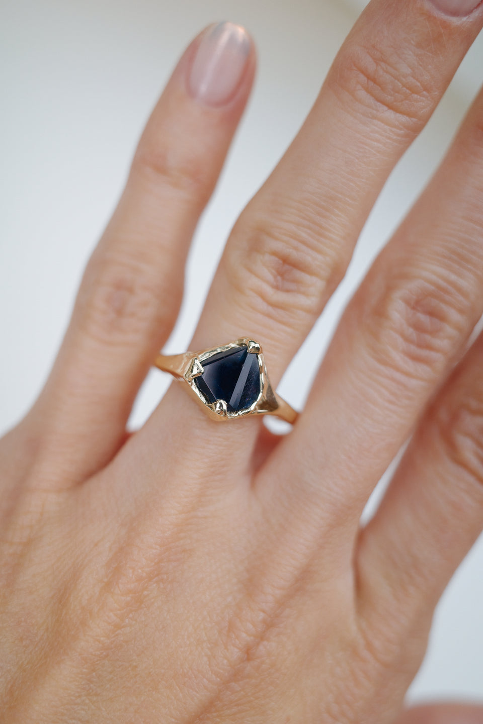 Semifaceted Sapphire