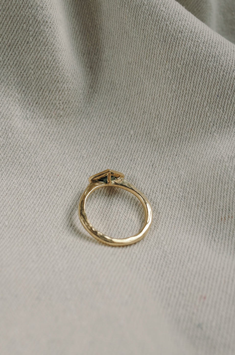 Lozenge Sapphire Ring